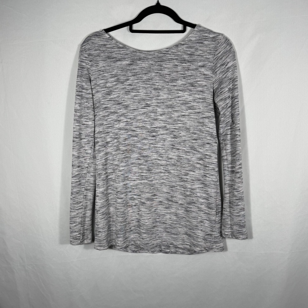 Ovi Women's Gray Long Sleeve Tee sz S